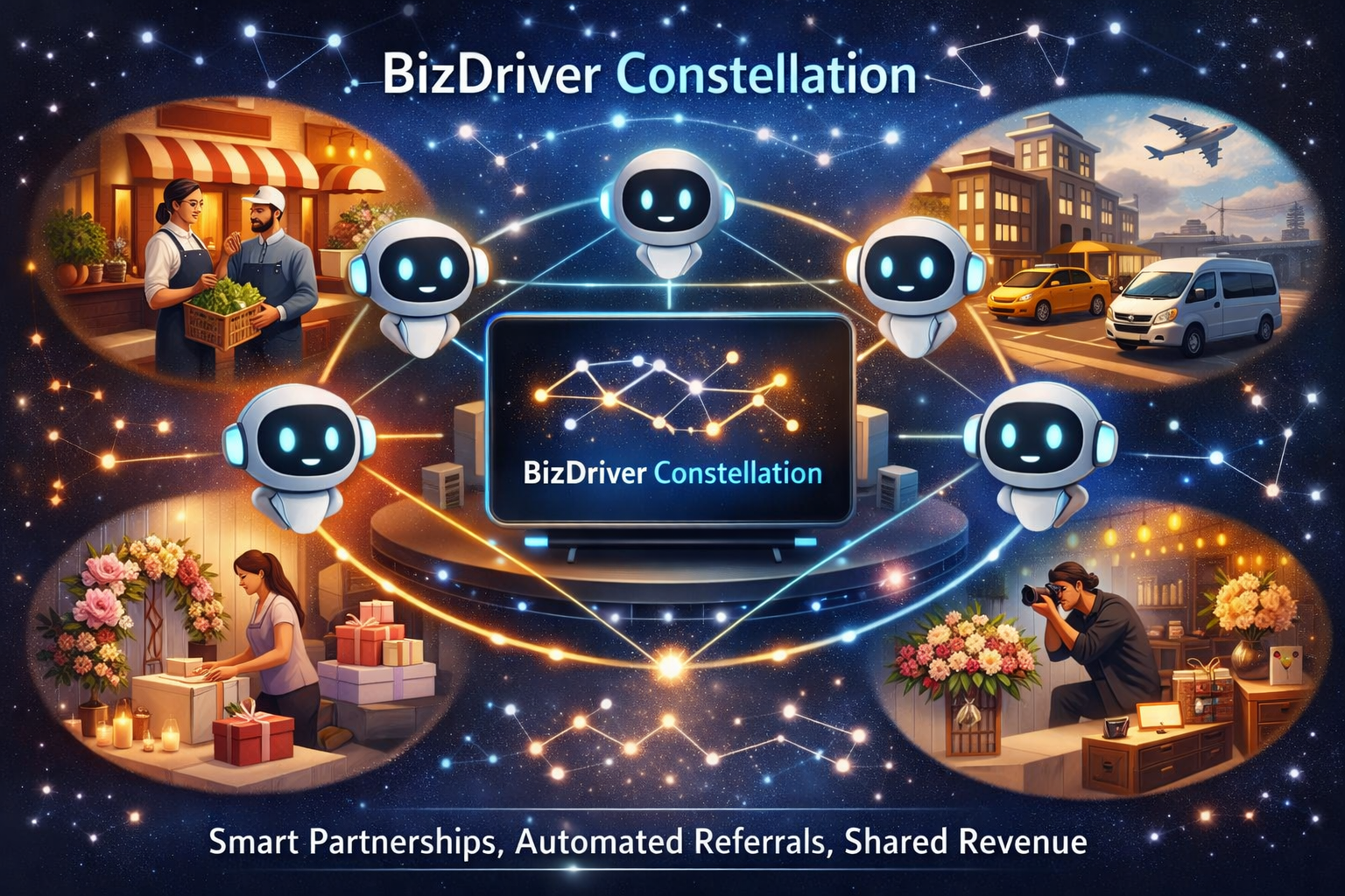 BizDriver Constellation: Turn Everyday Partnerships into a Living, Revenue-Generating Network
