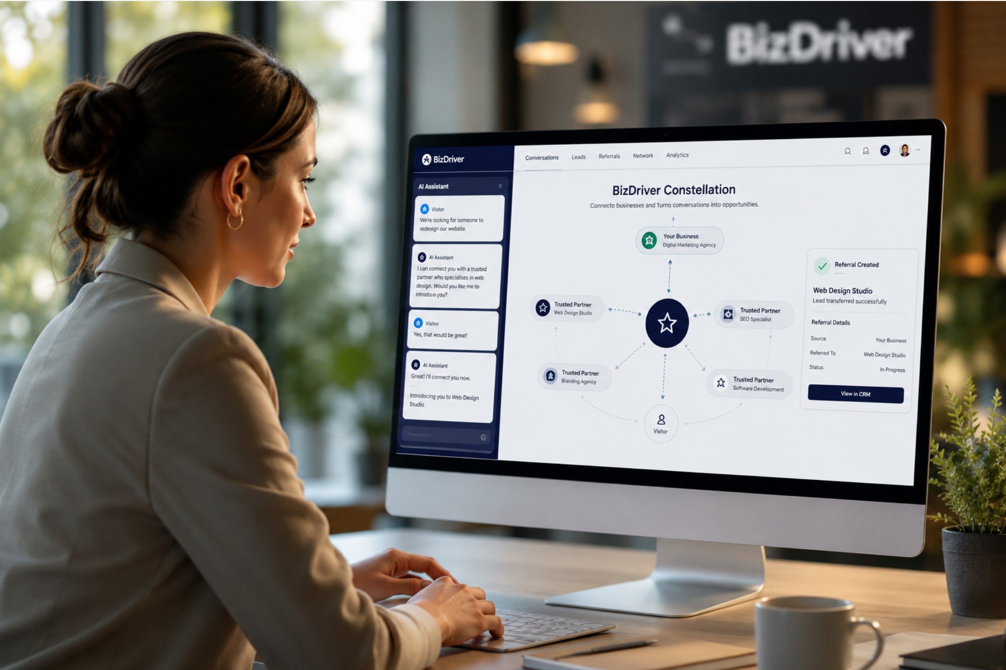 BizDriver Constellation: Turning Every Website Visitor into an Opportunity