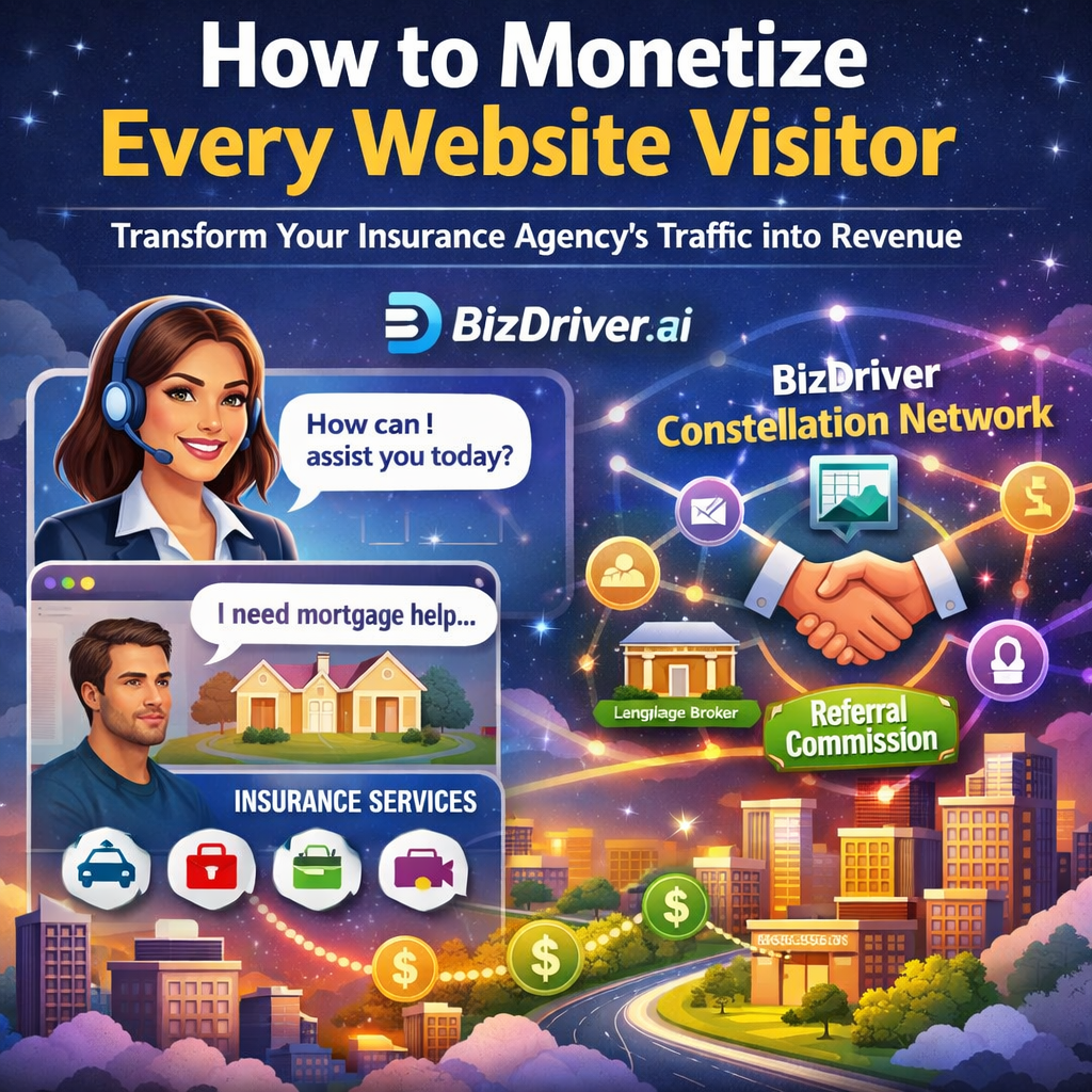 Turning Insurance Website Traffic into Opportunity with BizDriver Nova and the Constellation Network